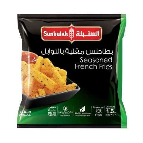 Sunbulah French Fries With Spices 1.5 Kg