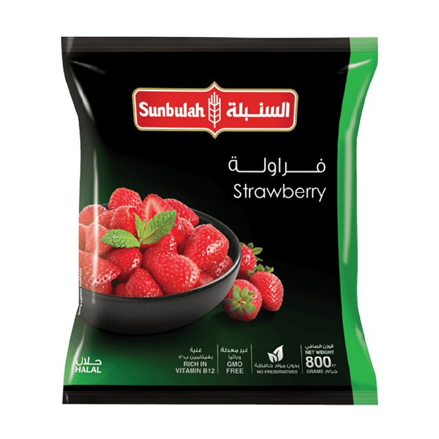 Sunbulah Frozen Strawberries 800 G