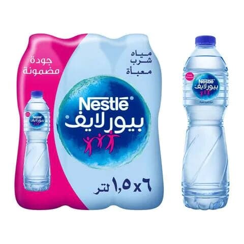 Nestle Pure Life Drinking Water 6*1.5L