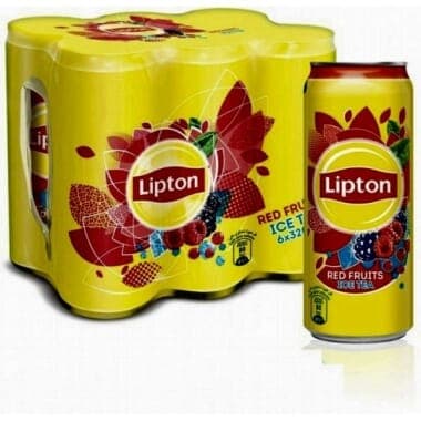 Lipton Ice Tea Raspberry 330 Ml x 6 