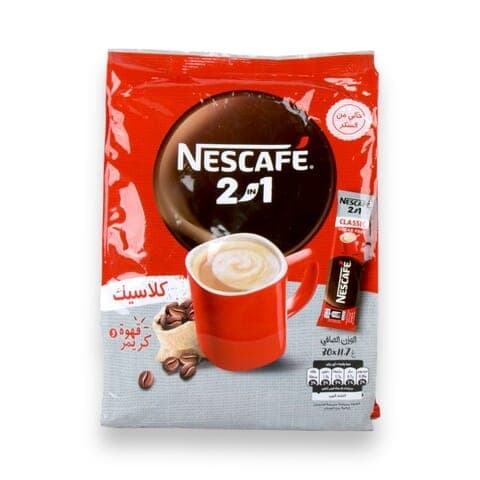 Nescafe Classic 2in1 Instant Coffee Sugar Free 30*11.7g