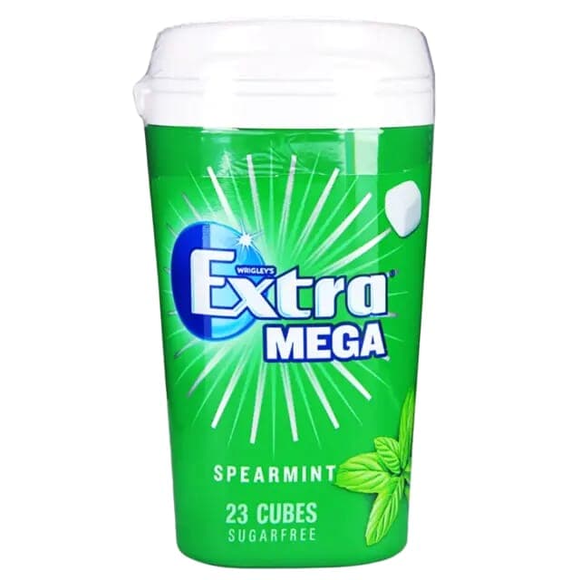 Wrigleys Extra Mega Spearmint Flavour Sugarfree Gum 51.5g