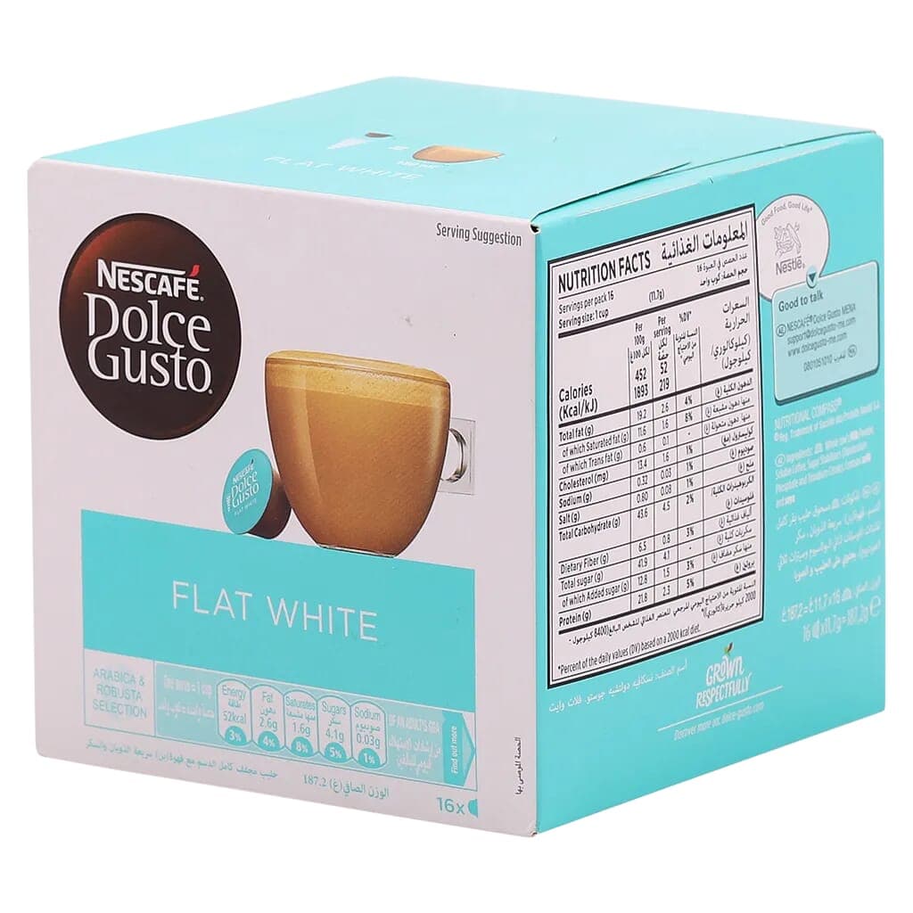 Nestle Dolce Gusto Flat White Capsules 88 G