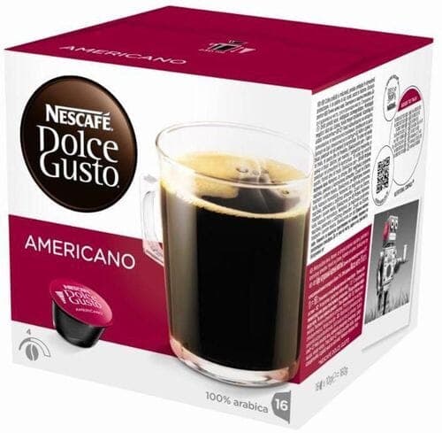 Nestle Dolce Gusto Americano Arabica Coffee Capsules 16 Pieces
