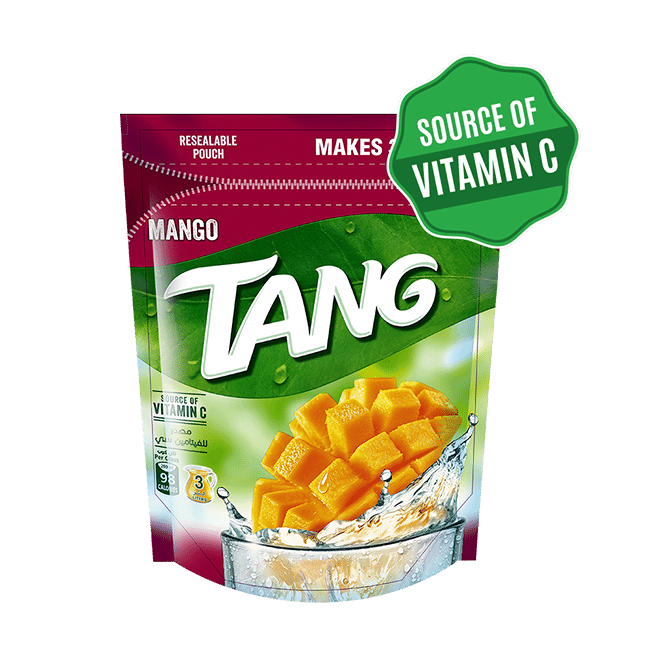 Tang Mango Flavoured Powder Drink 375 Grams Pouch Makes 3l