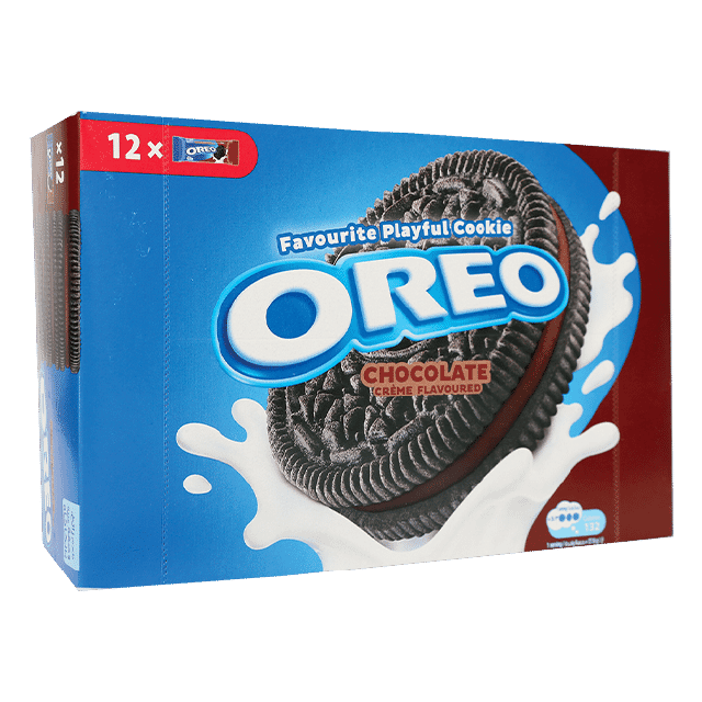 Oreo Cookies with Chocolate Cream Flavor - 36.8 grams x 12