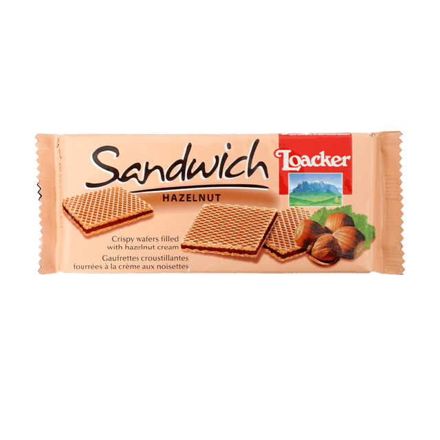 Loacker Sandwich Hazelnut Wafer 75g