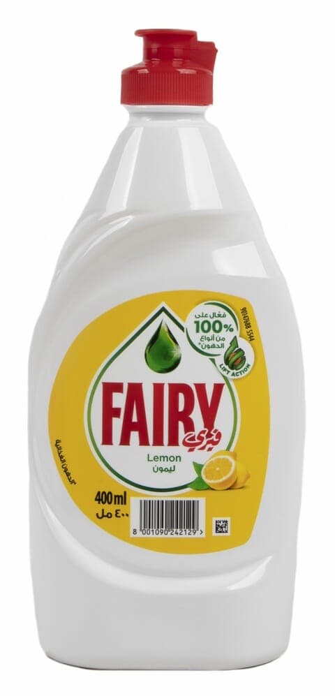 Fairy Dishwashing Liquid Lemon Scent 400 Ml