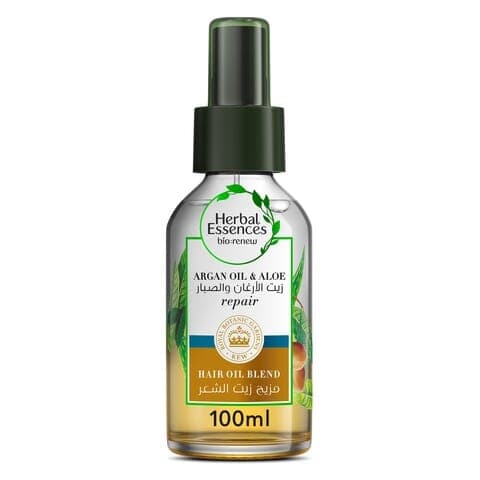 bigbag | Herbal Essences Argan Oil & Aloe Vera Hair Oil Blend for Hair  Repair 100ml