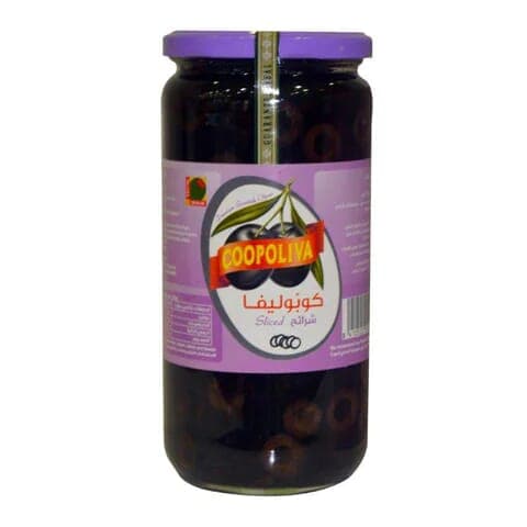 Coopoliva Sliced Black Olives 360 G