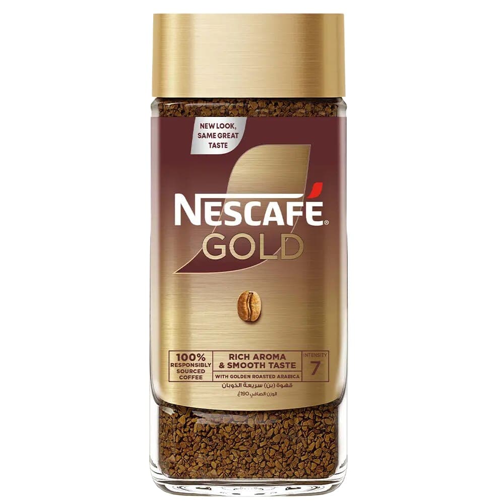 Nescafe Gold Instant Coffee Jar 190g