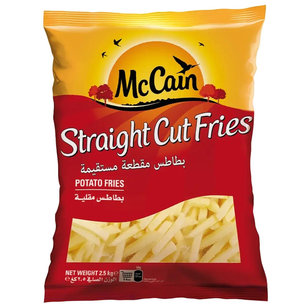 Mccain Straight Cut Potatoes 2.5 Kg
