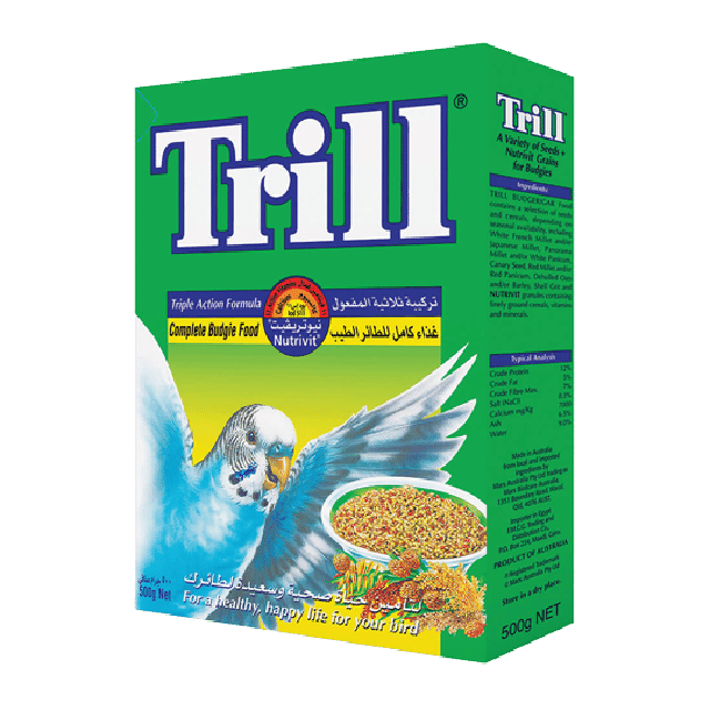 Trill Budgie Seed Mix 500g