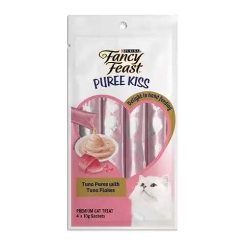 Purina Fancy Feast Tuna Puree Cat Food 10 G×4