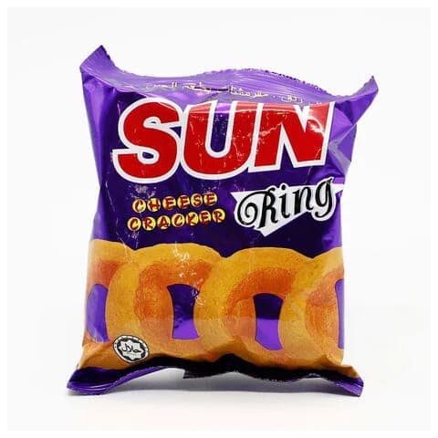 Sun Ring Cheese Flavoured Puffed Crackers 16g