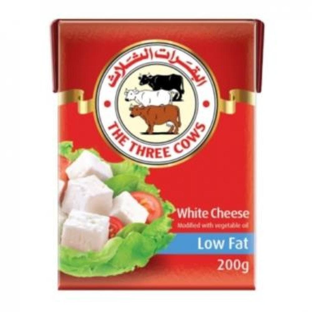 Three Cows Low-Fat White Cheese 200 G