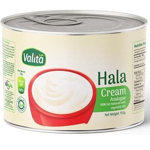 Hala Golden Analogue Cream Milk Fat replaced by Vegetable Oil 150 G