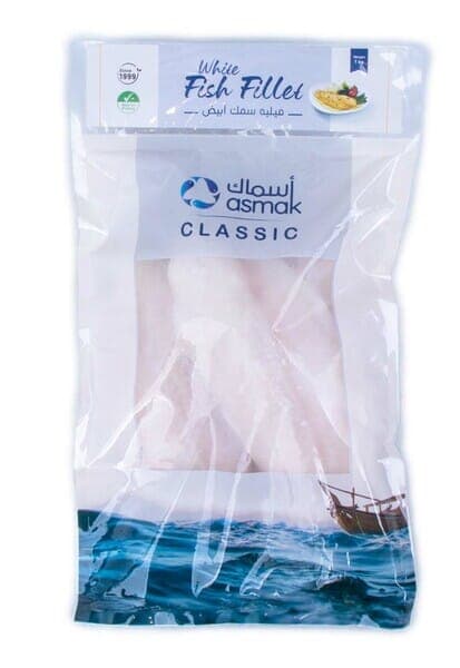 Asmak Frozen White Fish Fillet 1Kg  
