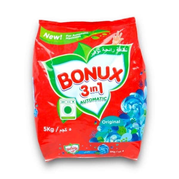 Bonux 3 in 1 Automatic Original Detergent Powder 5kg  