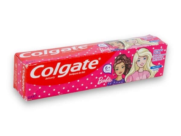 Colgate Kids Girls Fluoride Toothpaste 6+ Barbie 50 ml  
