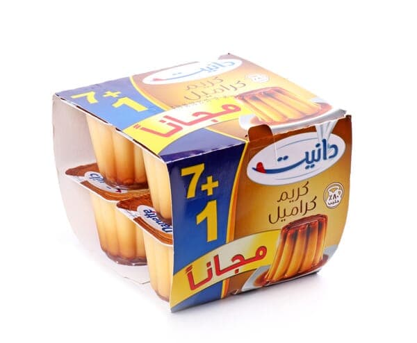 Danette Cream Cramel 80 G 7+1 free  