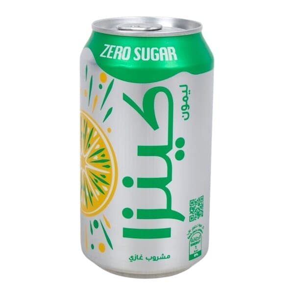 Kinza Lemon Zero Sugar Carbonated Drink 360 ml  