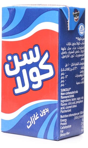 Suncola Non-Carbonated Cola Drink  125 ml  