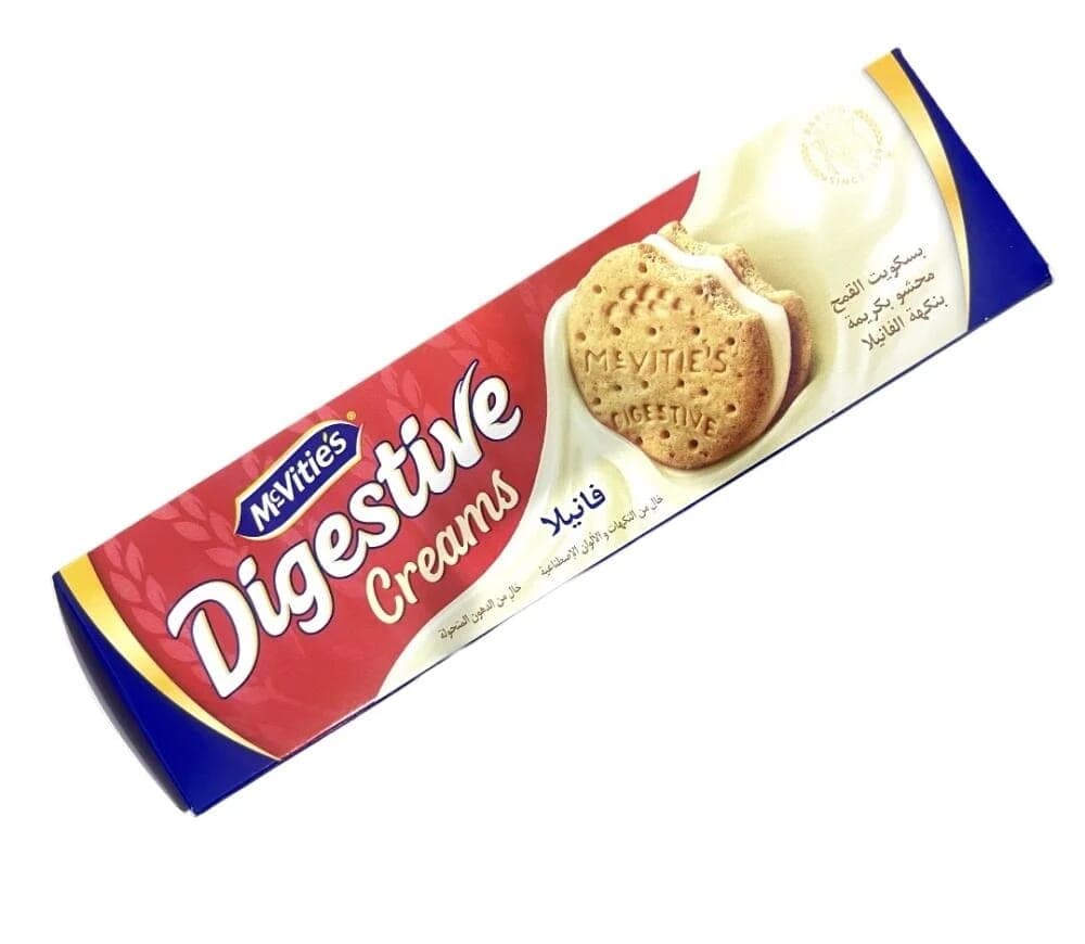 Mcvities Digestive Vanilla Cream Filled Wheat Biscuits 100g