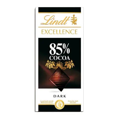 Lindt Excellence 85% Cocoa Dark Chocolate 100 g