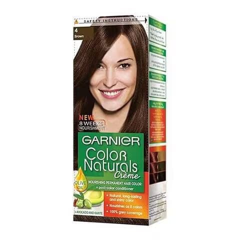 Garnier Color Naturals Nourishing Cream Hair Dye #4 Brown