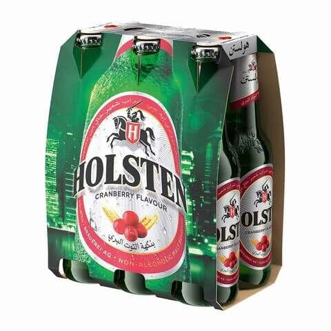 Holsten Non-Alcoholic Malt Beverage With Cranberry Flavor 6× 330 Ml 