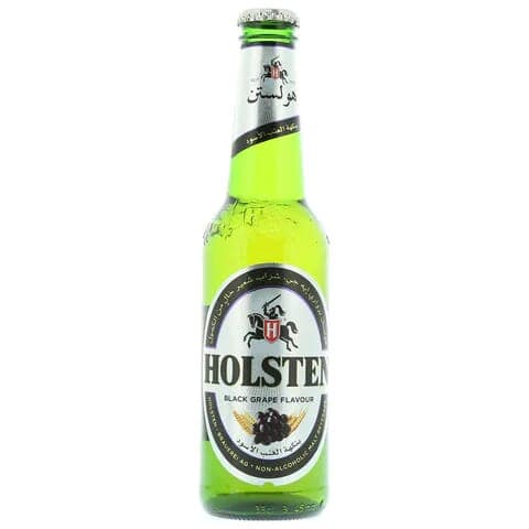 Holsten Non-Alcoholic Malt Beverage Black Grape Flavor Glass Can 330 Ml