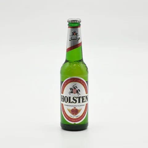 Holsten Non-Alcoholic Malt Beverage In Glass Can With Pomegranate Flavor 330 Ml