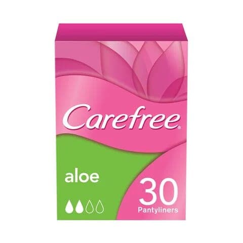 Carefree Aloe Vera Pantyliners 30 Count