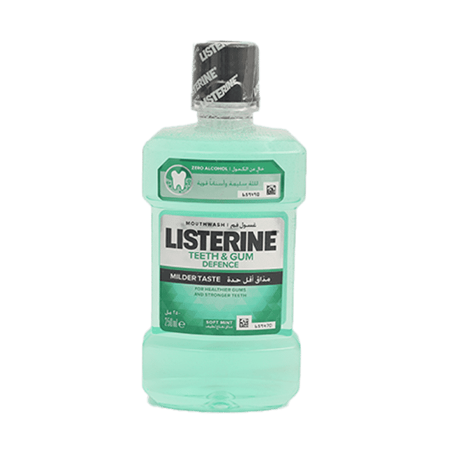 Listerine Mint Mouthwash Teeth & Gum Defence 250Ml
