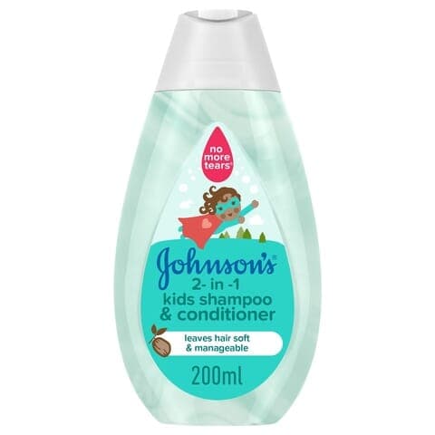 Johnsons 2in1 Kids Shampoo & Conditioner 200ml