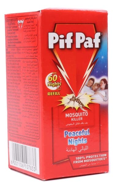 PifPaf Liquid Mosquito Killer 60 Nights Refill 45ml