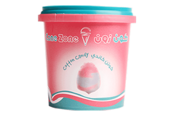 Cone Zone Cotton Candy Ice Cream 1 L