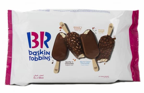 Baskin Robbins Assorted Ice Cream 65ml × 4