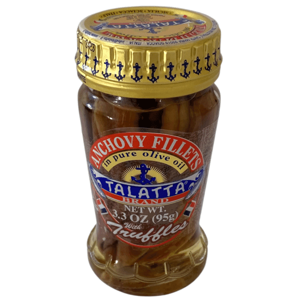 Talatta Anchovy Fillets in Olive Oil with Truffles 95 GM