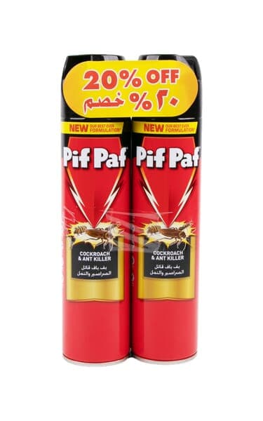 Pif Paf Crawling Insect Killer 2 x 400 ML