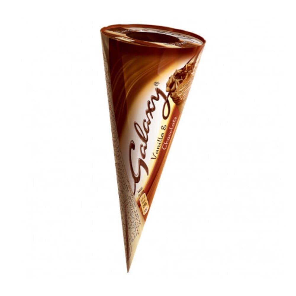 Galaxy Cone Ice Cream Chocolate And Vanilla 73 Ml
