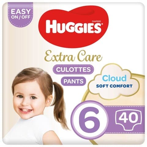 Huggies Extra Care Pants Diapers Size 6 40Diapers