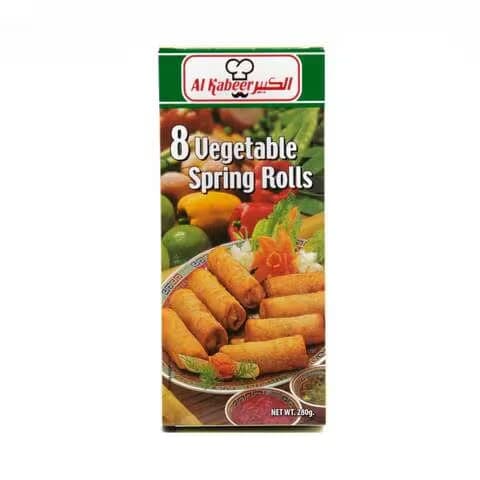 Al Kabeer Vegetable Spring Rolls 280 g