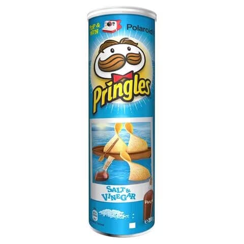 Pringles XXL Salt And Vinegar Flavoured Chips 200g
