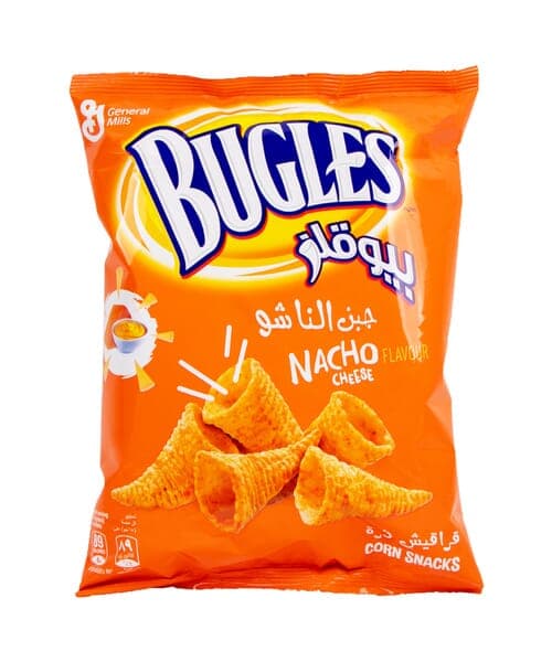 Bugles Corn Snacks Nacho Cheese 125g