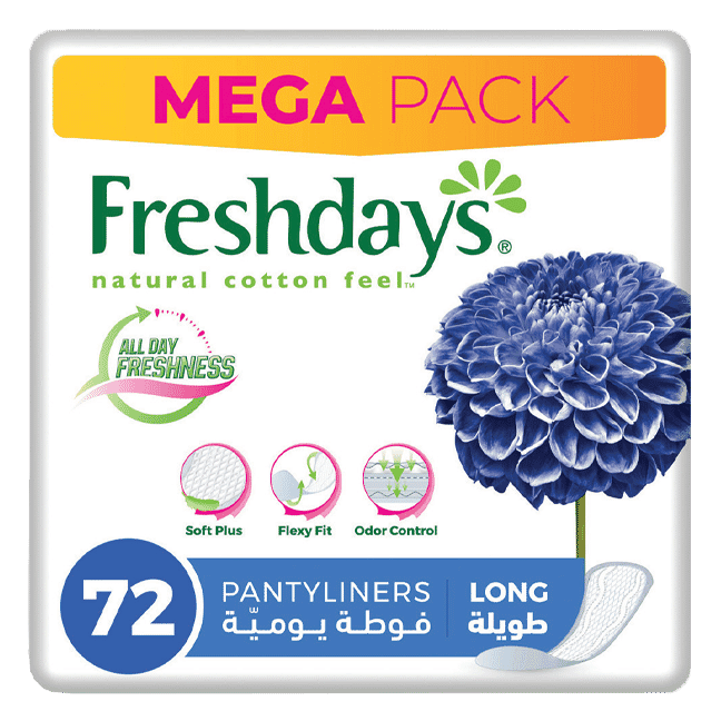 Freshdays Mega Long Pads 52+20 Pads
