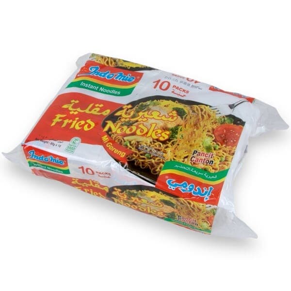 Indomie Instant Fried Noodles 80g Pack of 10