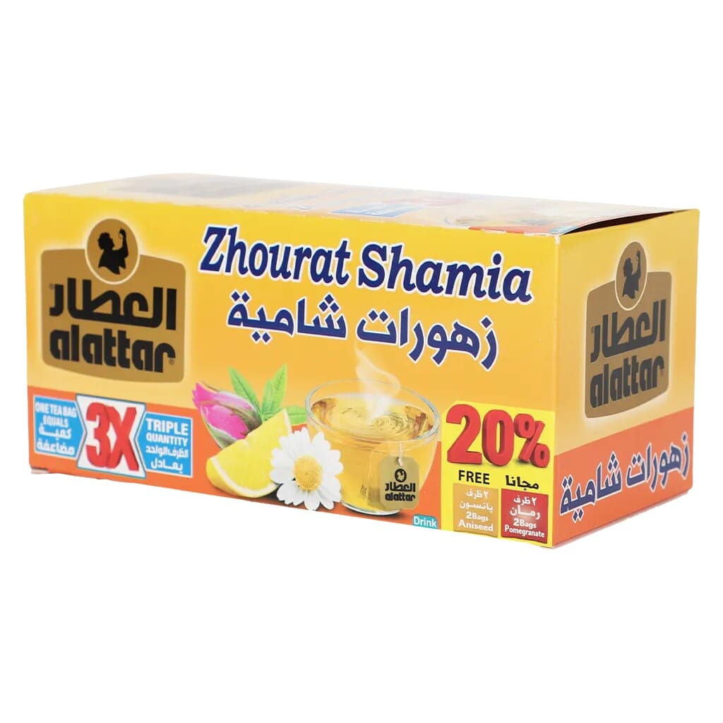 Al Attar Zahurat Al-Shamiya Tea 20×1.5 G