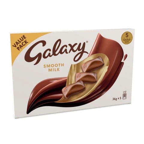 Galaxy Plain Chocolate 36 G × 5 